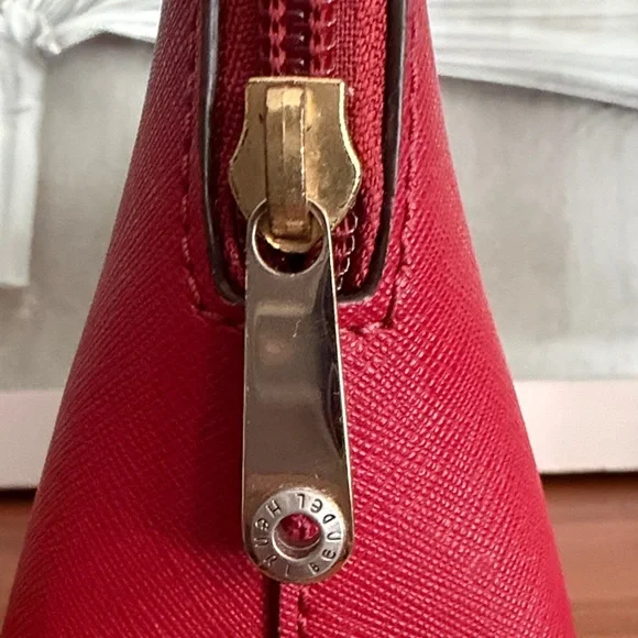 Henri Bendel Crimson Leather Clutch - Picture 2 of 9